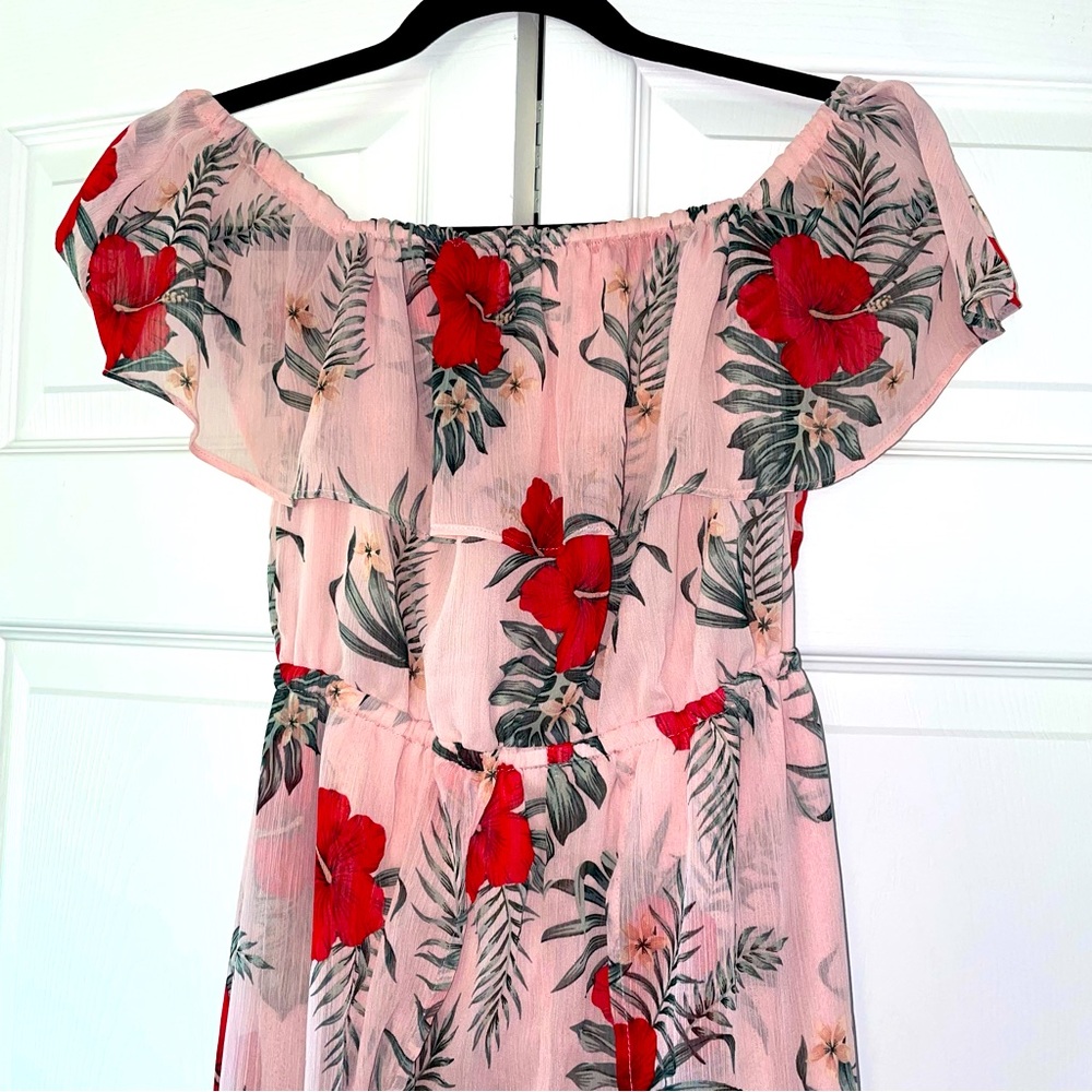 Guess Hi- Low Dress - XS - Perfect for Hawaiian Theme Parties or Vacation